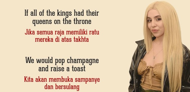 Review Makna lagu Kings & Queens: Raja dan Ratu